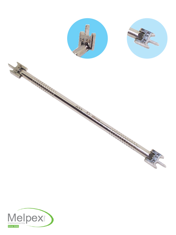 Orthodontic Instruments Bracket Height Gauge Movable Head