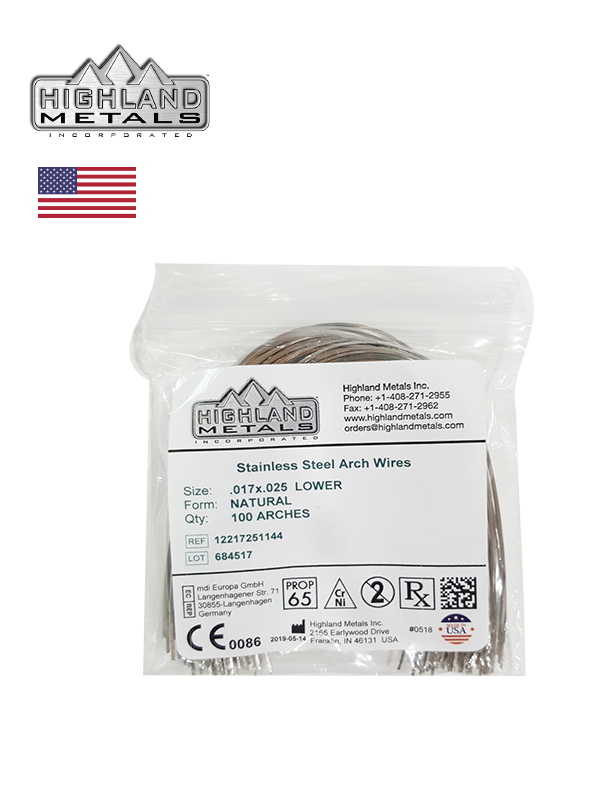 Stainless Steel Arch Wires กลม