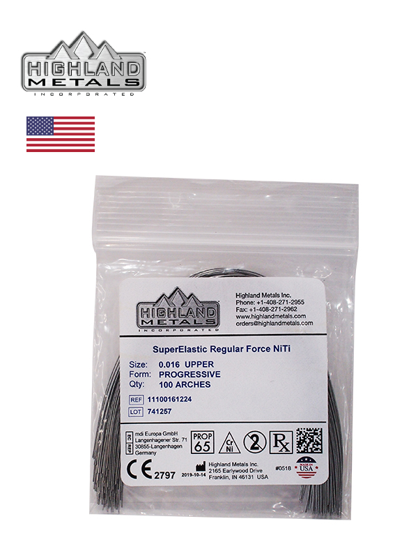 Super Elastic Regular Force Niti กลม