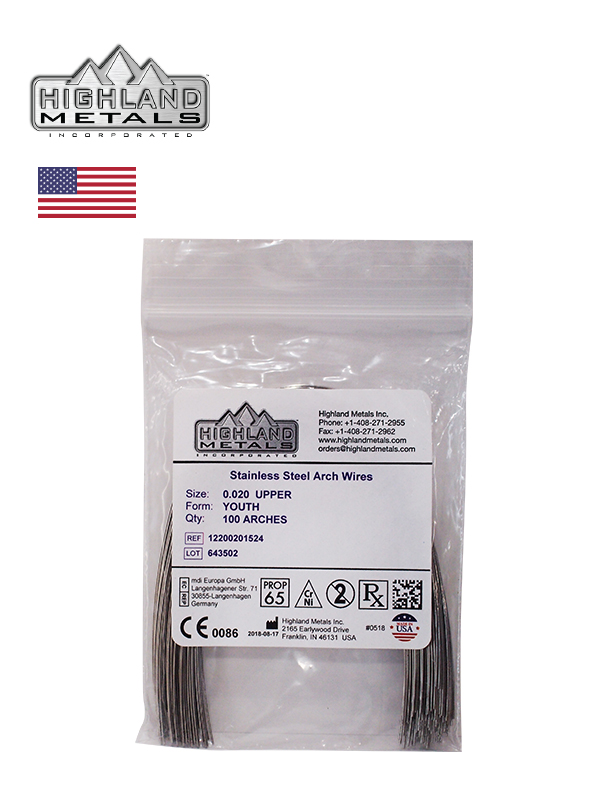 Stainless Steel Arch Wires กลม