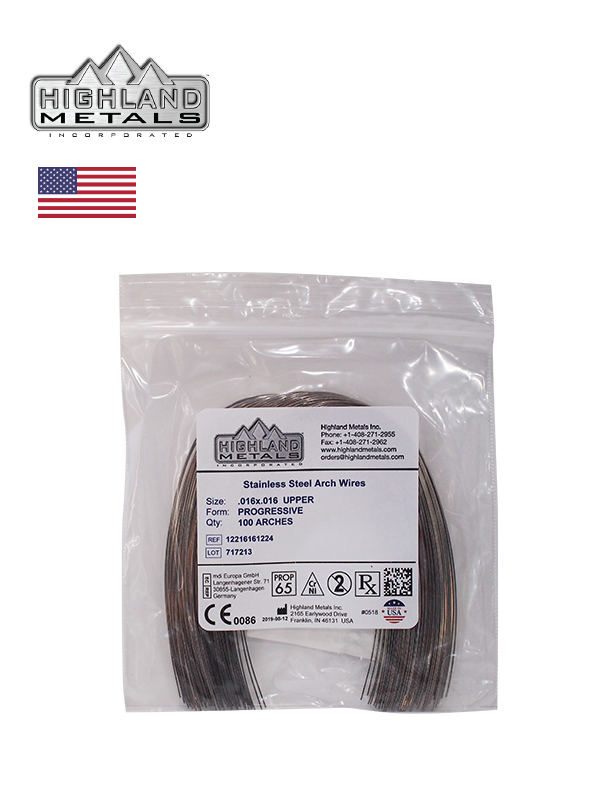 Stainless Steel Arch Wires เหลี่ยม