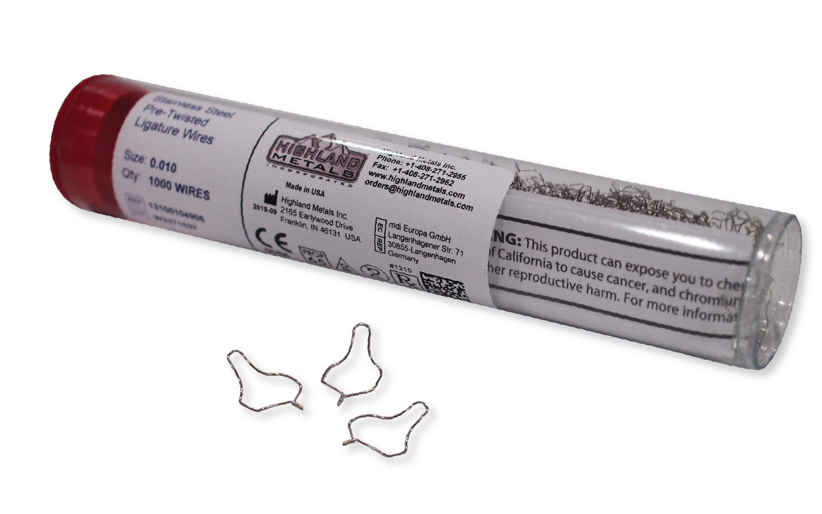 Ligature Wire Stainless Steel Pre-Twisted
