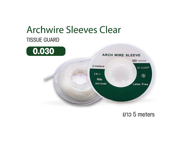 Archwire Sleeves Clear